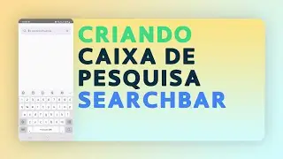 Criando caixa de pesquisa utilizando SearchBar do Material 3 em Jetpack Compose no Android Studio