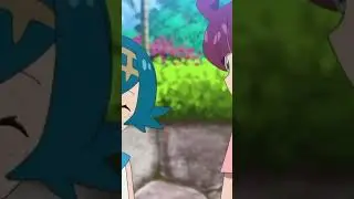 Eevee and Sandy meet and Chloe and Lana meet #pokemon #anime #chloe #lana #eevee