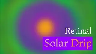 Retinal Solar Drip (abstract digital art with slowed-down music from Unicorn Heads)