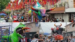 RECORRIDO DE TOROS Y VACAS DE TEXCALCO EN SANTA CRUZ MEYEHUALCO IZTAPALAPA CDMX