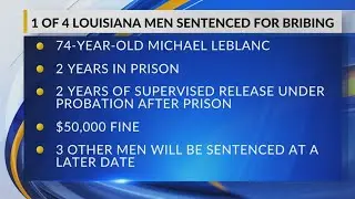 Louisiana businessman sentenced for bribing Mississippi corrections officials