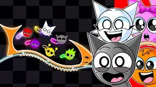 EPIC SPRUNKI WORM RACE!