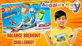 Hot Wheels Action Balance Breakout Play Set | Track Set Unboxing, Set Up & Playtime Fun | Mattel