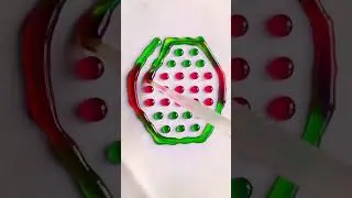 🔴🟡🟢Капли акварели 💦 Увлекательное видео #невероятноувлекательно #увлекательно #магиясмешиванияцветов