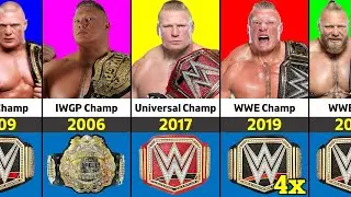 Brock Lesnar All Championship Wins in WWE