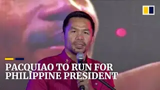 Philippine boxing star and senator Manny Pacquiao to join country&rsquo;s 2022 presidential race