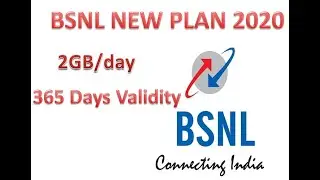 NEW BSNL PLAN 2020 DAILY 2GB DATA FOR 365 DAYS  |TAMIL