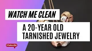 How to clean a tarnished gold plated jewelry | Restore shine to a faded gold plated jewelry