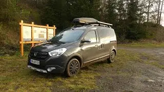 Mit dem Dokker zur Waldeckischen Schweiz. Nach dem Laufen, im Dokker  Kochen und in die Luft gehen..