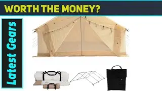 WHITEDUCK Alpha Canvas Wall Tent: The Ultimate 4-Season Outdoor Fortress