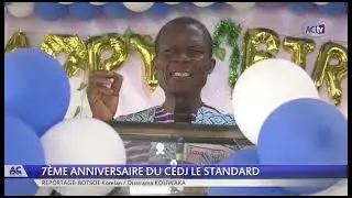 Culte d'actions de gr&acirc;ces du CDEJ le STANDARD pour 7 Ans d'activit&eacute;s au Seigneur pour ses bienfaits