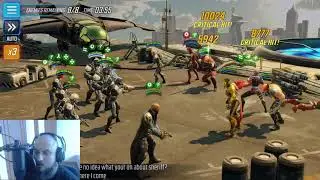 ULT6: Starlord & Ultimus nodes plus FURY'S FATAL FLAW (Marvel Strike Force gameplay)