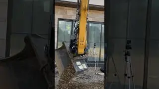 Cat 306 with Tiltrotator in action #excavator #hardscape #excavation #concrete #work #machine #trs