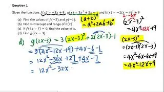 Topic 2 Review for Concept of Function