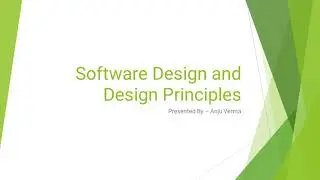Software Design and Principles | Software Engineering