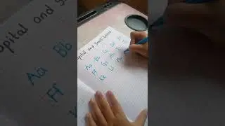 Alphabet writing for kids/Capital and Small letters##
