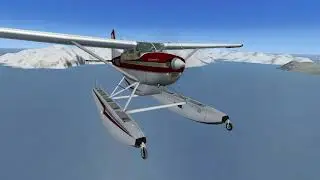 FSX Carenedo Cessna 185 with Cargo Pod Float Plane