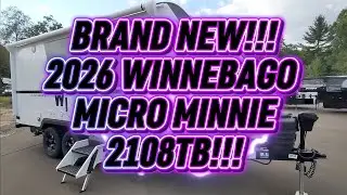 NEW | 2026 Winnebago Micro Minnie 2108TB | Walkthrough | RVs Near Holland, Muskegon, Grant, Ravenna