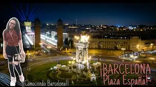 CONOCE PLAZA ESPA&Ntilde;A EN BARCELONA|| Arenas-Palacio de Montjuic- VIVIENDO EN BARCELONA💛 | HLuna08🇭🇳🇪🇦