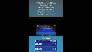 Bra spel men trots de f&ouml;rlust i kvartsfinalen p&aring; SPT 6 #padel