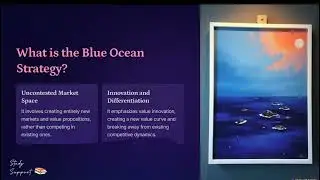 Blue Ocean vs Red Ocean _2 #ppt | 💯✅ #strategicstudying  | #studysupport  #status #short