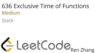 Leetcode 636 Эксклюзивное время функций