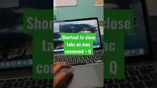 shortcut to close tab on #macbook