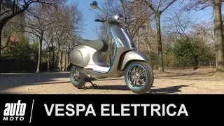 Vespa Elettrica ESSAI POV de la 1ère Vespa électrique Auto-Moto.com