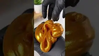 WoahEpicSlime Deep Gold Glitter Slime #explorepage #fyp #foryou #slime #toy #shorts #slimeasmr