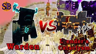 Warden vs L_ender's Cataclysm | 1.18.2 VS 1.19 warden | Minecraft Mob Battle