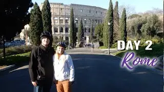 Rome Italy Travel Vlog - Day 2 - Rome Bike Tour
