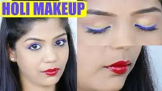 Holi Party Makeup Tutorial | SuperPrincessjo