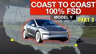 Tesla Model Y - Non-Stop FSD Coast To Coast With No Interventions!!! Part 3