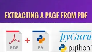 pyPDF 6 | Extract a single page from a pdf | pyGuru