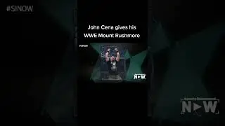 JOHN CENA'S MOUNT RUSHMORE OF WRESTLING! #wwe #wweraw #johncena #wwesmackdown