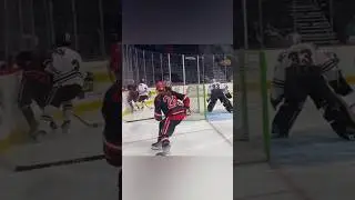 Backhand Bank Shot Goal 🎥: University of Georgia Hockey #collegehockey #hockey #icehockey