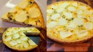 كيش البوارو وجبن الماعز من ألذ مايكون *goat cheese tart ♥️