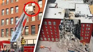 52-Year-Old Woman Rescued From Collapsed Apartment Building