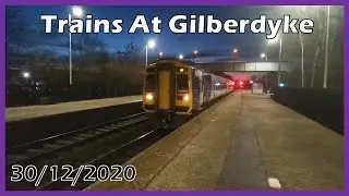 Some Evening Trains at Gilberdyke 30/12/2020