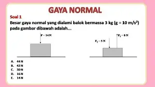 2 Contoh soal gaya normal dan pembahasannya
