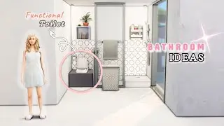 The sims 4 Functional Platforms || BATHROOM IDEAS  | No CC and MODS