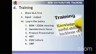 NEW DISTRIBUTOR TRAINING
