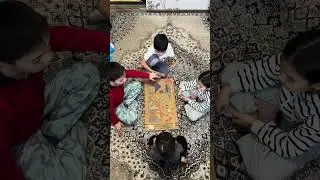 Who has played this kind of game? We made it by hand and played it today.