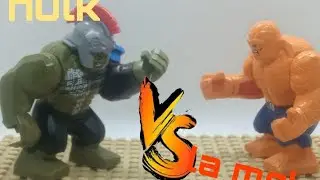 Hulk vs Mole stop motion