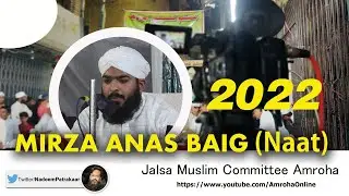 Beautiful Naat recited in the procession of Anas Mirza Muslim Committee | Amroha