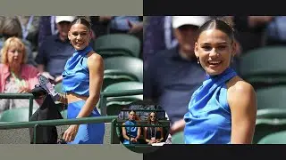 Trinity Rodman Dazzles in Blue at Wimbledon Supporting Boyfriend Ben Shelton in Fourth Round