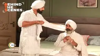 Ranja ने Satraj Singh को पेहनाई Pagadi | Ikk Khudi Punjab Di | Behind The Scenes | Zee TV