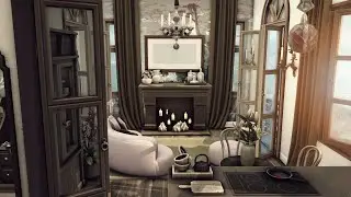 I've built a ROMANTIC APARTMENT in The Sims 4 || Relaxing The Sims 4 Speed Build || Custom content