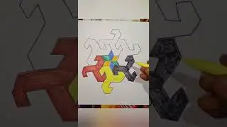 3d drawing easy #3ddrawing #easy3d #3danimation