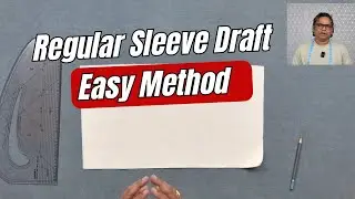 Regular Sleeve Draft – EASY Trick | NIMT - National Institute of Master Tailor